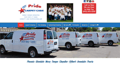 Desktop Screenshot of pridecarpetcare.net