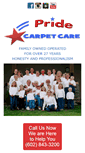 Mobile Screenshot of pridecarpetcare.net
